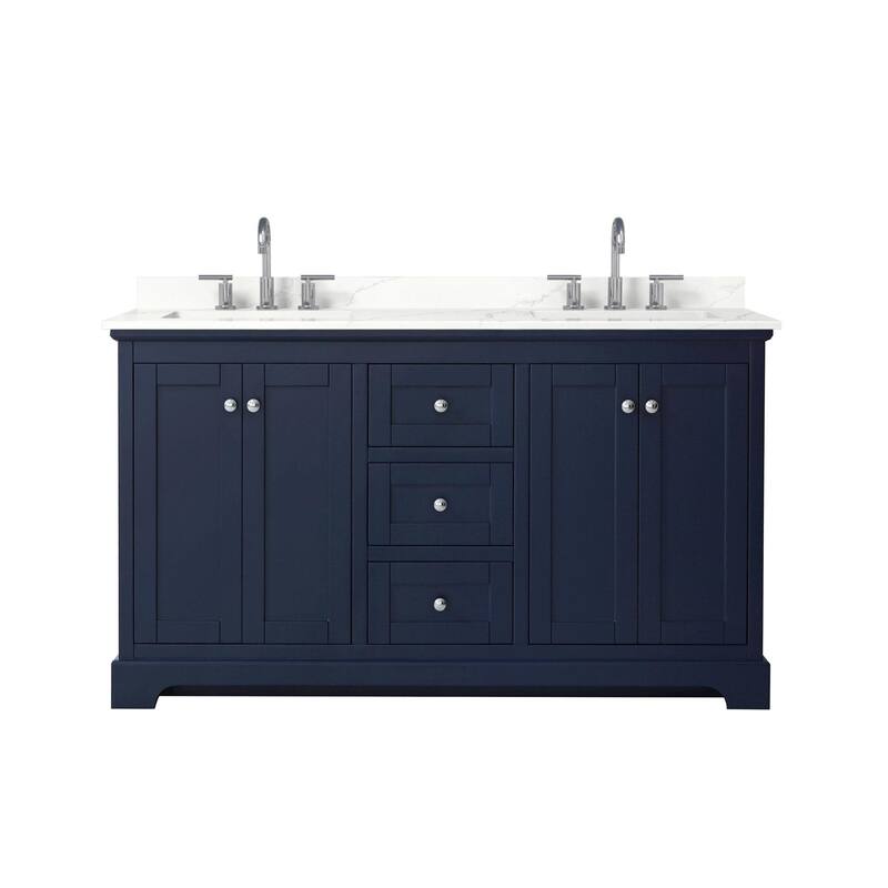 Wyndham Collection WCV232360D-QTZ-US3MXX Avery 60" Free Standing