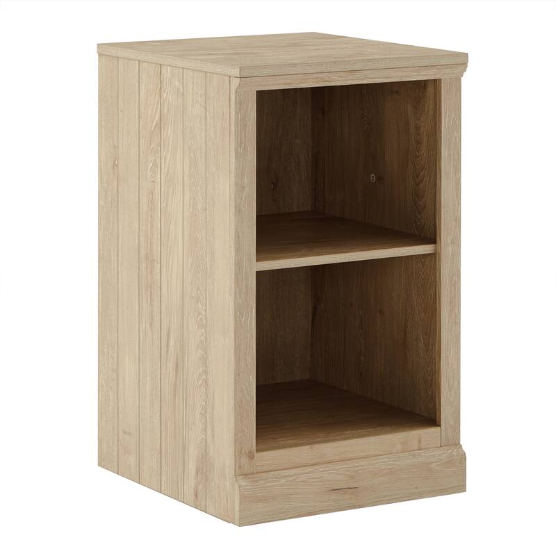 Hinesburg 40 in. Corner Desk with USB Chargers and 3-drawer File Cabinet by iNSPIRE Q Classic