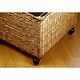 preview thumbnail 6 of 6, Porch & Den Westphalian Wicker Storage Filing Cabinet & Printer Stand