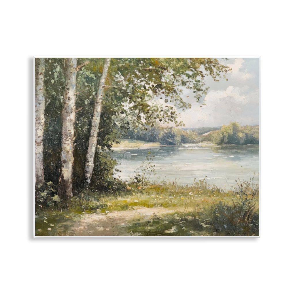 Stupell Place To Relax Lake View Wall Plaque Art Design By Petal Prints Design