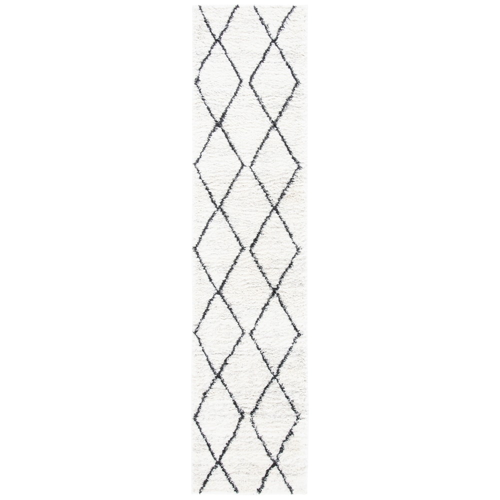 SAFAVIEH August Shag Yukine Trellis 1.26-inch Thick Rug