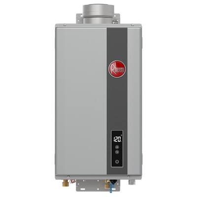 Rheem RTG-95DVLN-3 High Efficiency Non-Condensing Indoor Tankless Natural Gas Water Heater, 9.5 GPM - 24.2x13.5x10.27