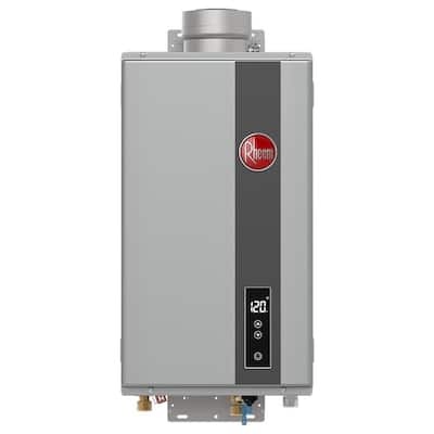 Rheem RTG-95DVLP-3 High Efficiency Non-Condensing Indoor Tankless Liquid Propane Water Heater, 9.5 GPM - 24.2x13.5x10.27