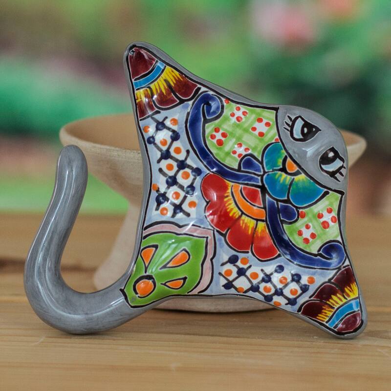 Novica Handmade Oceanic Hacienda Ceramic Sculpture