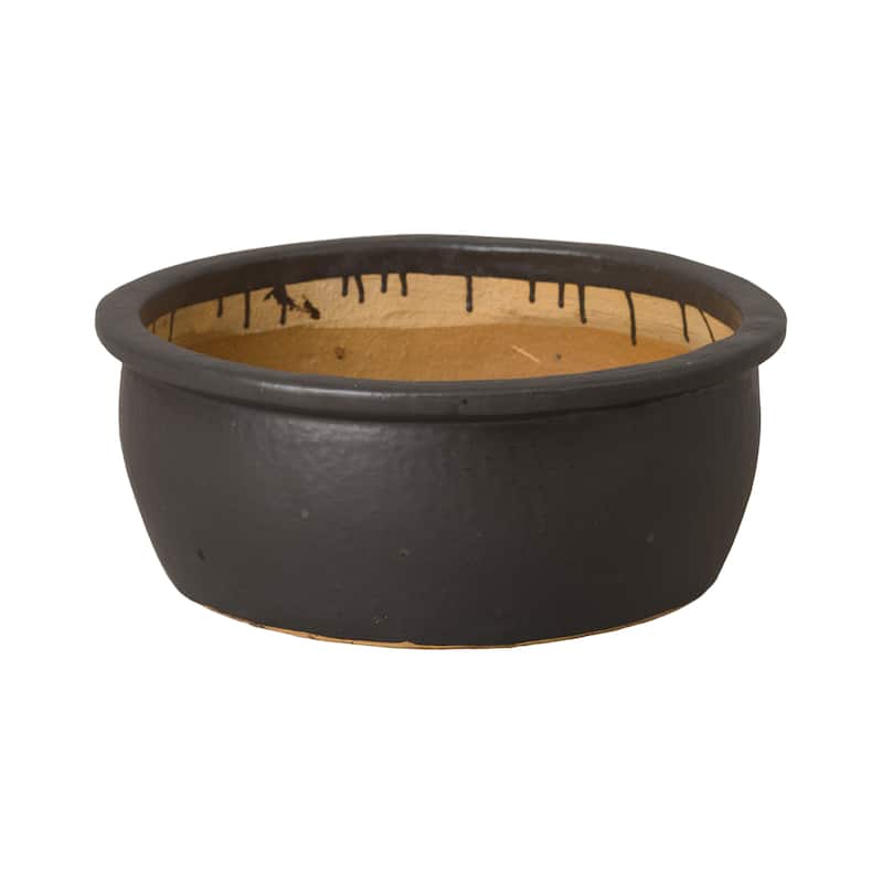 Orphus Planter - Matte Black - 18.5" x 8"