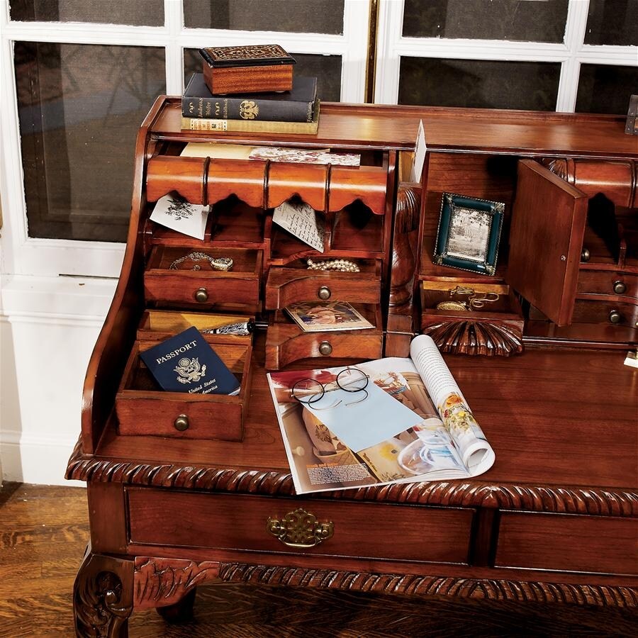 Shop Black Friday Deals On Design Toscano L Escritoire Secretary Desk Overstock 20455389
