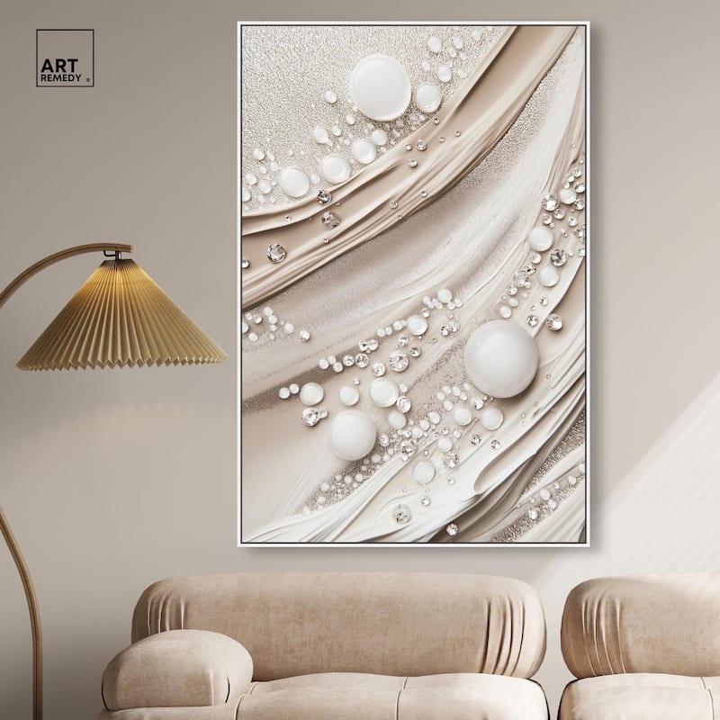 Viscous Veils IV Canvas by Art Remedy