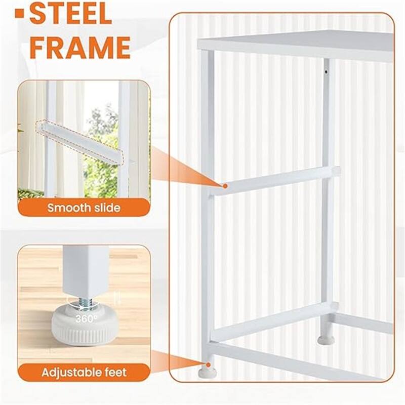 Nightstand with Removable Fabric Bins