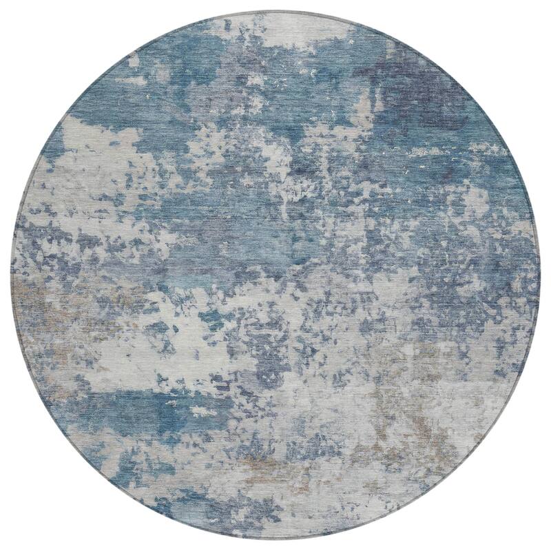 Machine Washable Indoor/ Outdoor Modern Jenna Chantille Rug
