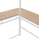 preview thumbnail 15 of 28, Contemporary Full Size Metal Loft Bed with 3 Layers of Shelves and L-shaped Desk, Versatility galore, Maximized space, White
