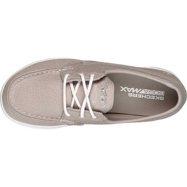 Shop Skechers Women's GOwalk Lite Eclipse Boat Shoe Natural Shop Skechers Women's GOwalk Lite Eclipse Boat Shoe Natural