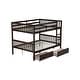 preview thumbnail 9 of 34, Full Over Full Bunk Bed with 2 Storage Drawers and Convertible to 2 Standalone Beds (400lb Capacity)