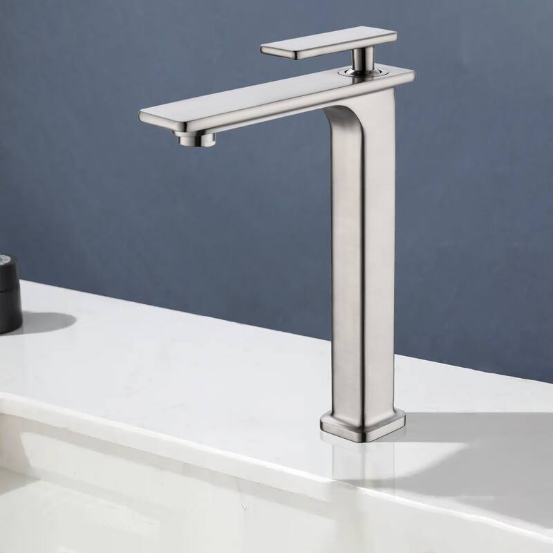 Topcraft 6/12in Single Handle Single Hole Bathroom Faucet Bathroom Vessel Faucet