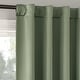 preview thumbnail 12 of 56, Sun Zero Aria 2-pack Magnetic Closure Theater Grade Total Blackout Back Tab 2-Piece Curtain Panel Pair