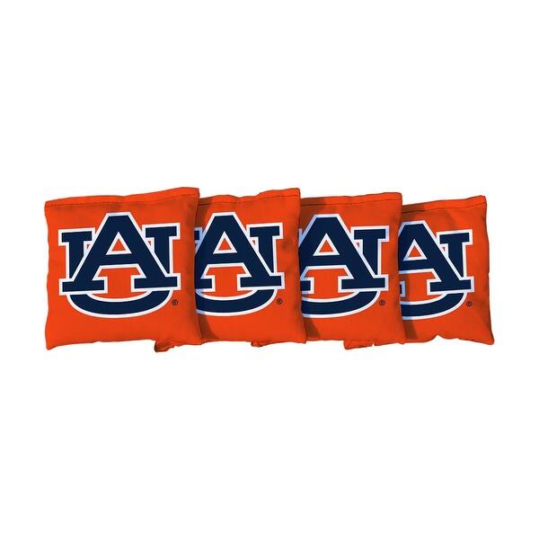 slide 2 of 3, Auburn University Tigers Orange Cornhole Bags All-Weather Resin Filled