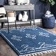 preview thumbnail 46 of 48, Nuloom Mackie Moroccan Tasseled Shag Area Rug 5'3" x 7'7" - Blue - Rectangle
