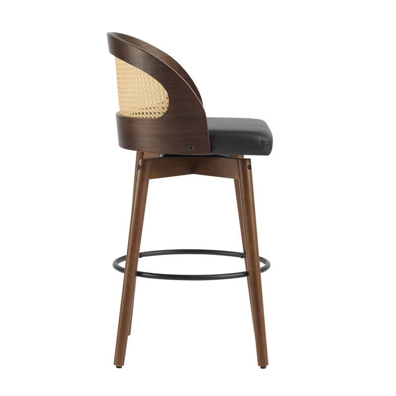 Como Indoor Wood Barstool