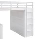 preview thumbnail 12 of 11, Muti-Functional Full Size Loft Bed with Desk and Wardrobe, Solid Guardrails and Ladder