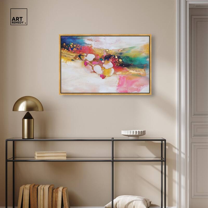 Vibrant Dabs II Canvas by Art Remedy