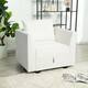 Option Accent Chair,White Down