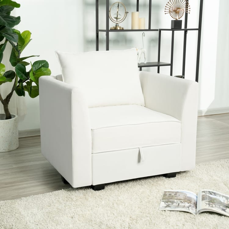 Modern DIY Collection - Modular Sectional Sofa, Accent Chair with Ottomans, DIY Sectional Couch for Office, Living Room