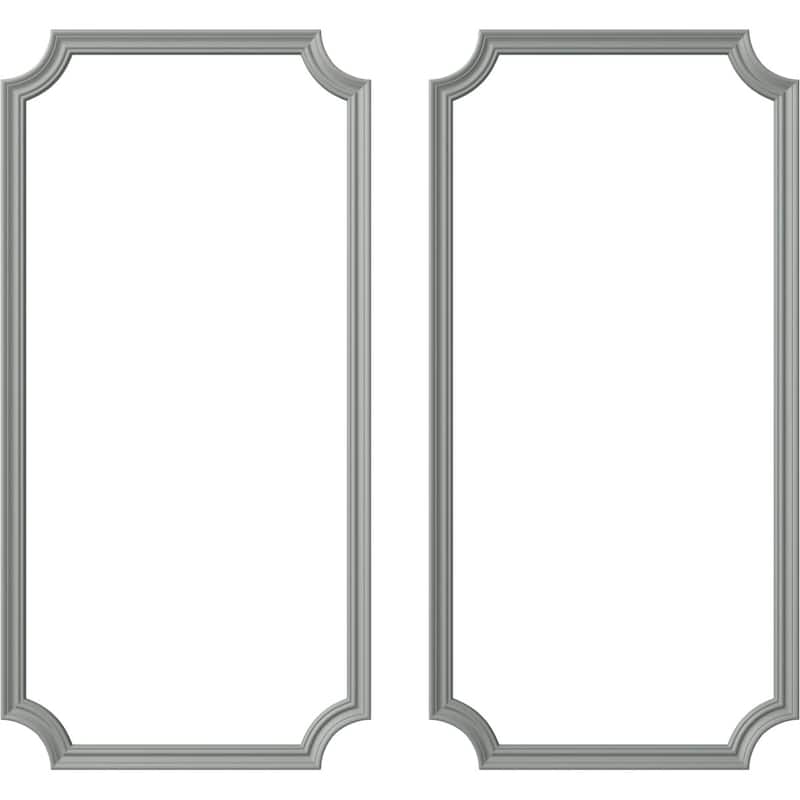 Oxford Smooth Panel Moulding Kit - 31"W x 62"H - Double Pack