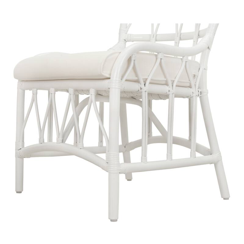 NPD Furniture Ayanna Modern Bohemian Rattan Dining Chair