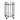 Octagon 2-Tier Metal Bar Cart
