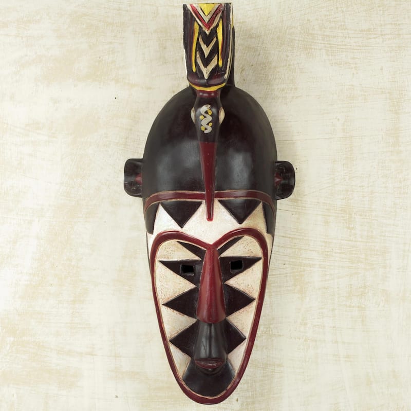 Novica Handmade Senufo Order African Wood Mask