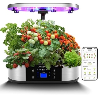 GS1 Max Smart Hydroponic System Indoor Herb Garden with 36W