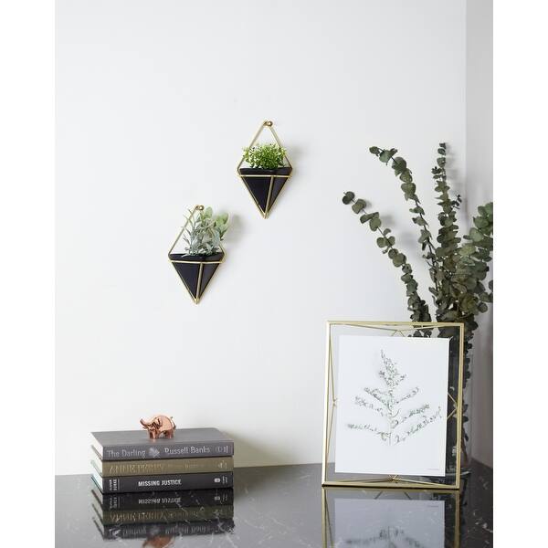 Umbra Trigg Small Wall Vessel Set Of 2 Overstock 19484939 White Nickel