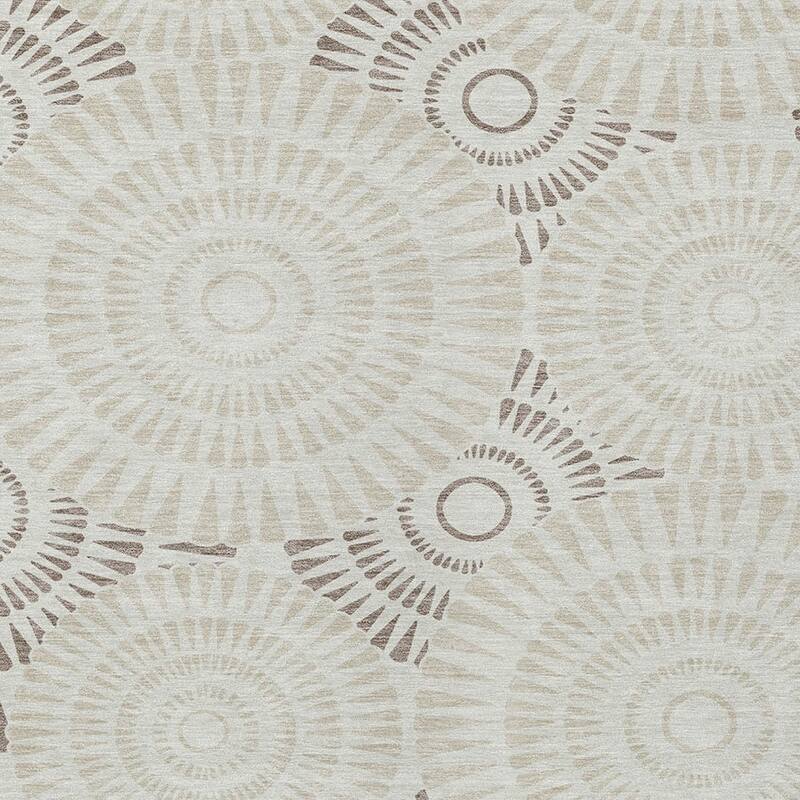 HomeRoots Geometric Transitional Rectangle Outdoor Rug