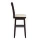 preview thumbnail 22 of 65, Eleanor Double X Back Wood Swivel Bar Stool by iNSPIRE Q Classic