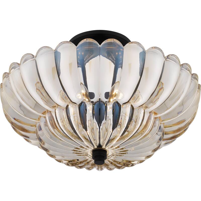 Whitecap 4-Light Mottled Cocoa Semi-Flush Mount