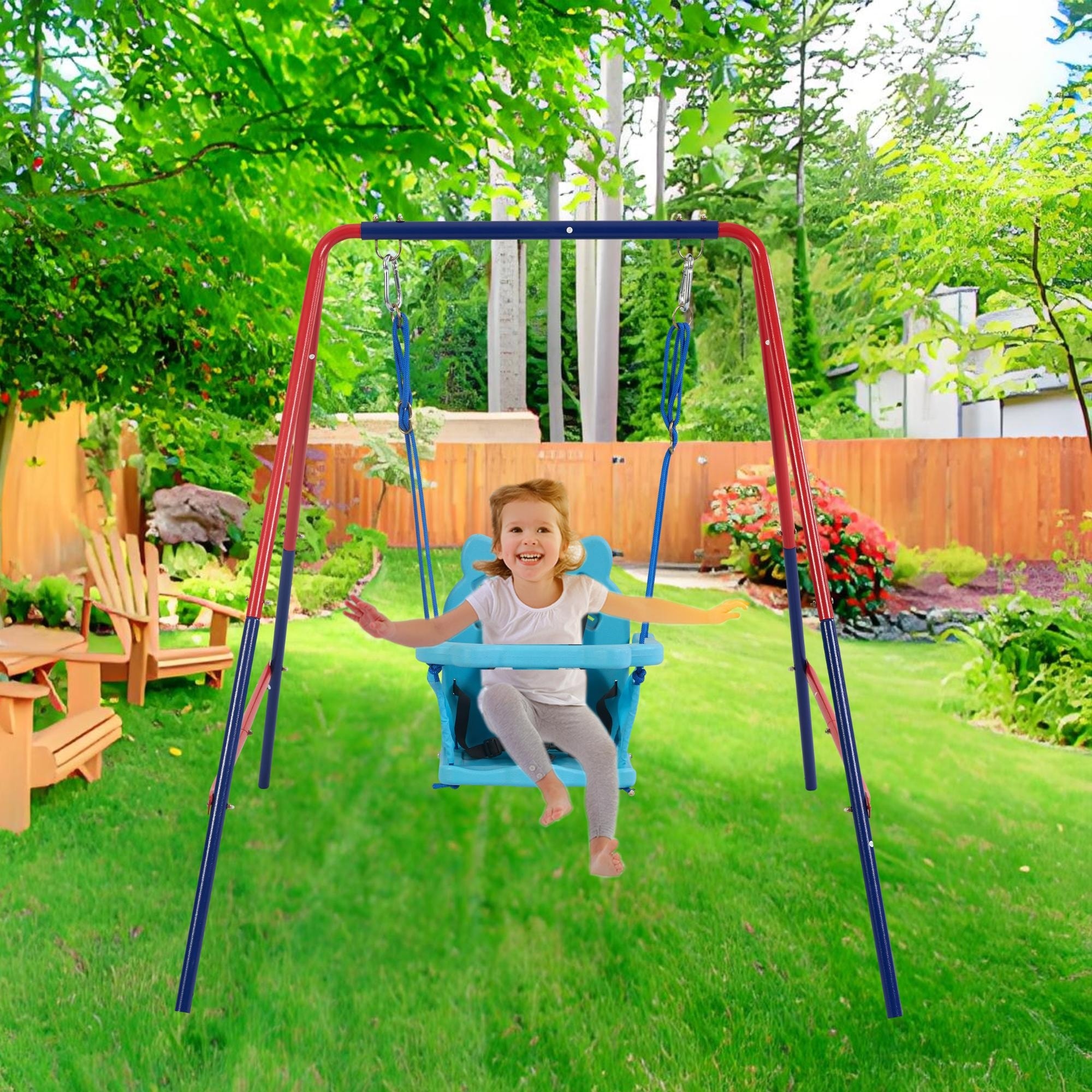 Backyard Child Outdoor Swing Chair Swing Kids Outdoor Chairs Kids