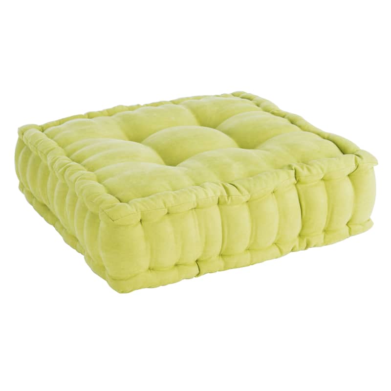 SAFAVIEH Isgard Tufted 18-inch Square Floor Pillow with Insert