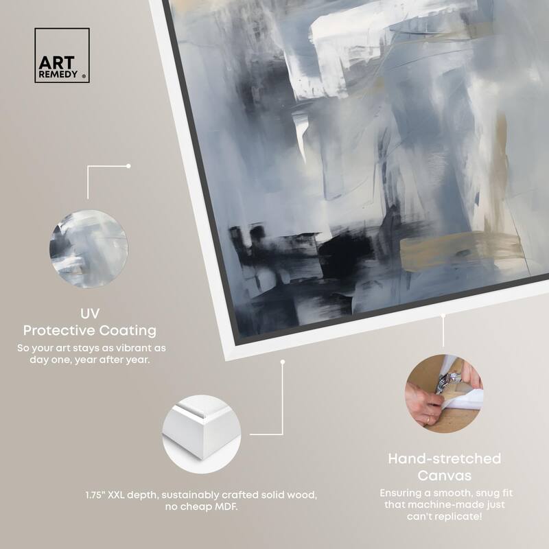Contemplative Blues II Canvas by Art Remedy