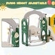 preview thumbnail 34 of 34, Toddler Slide,Swing Set 8 in 1,Kids Playground Climber Slide Playset with Basketball Hoop Freestanding Combination for Babies
