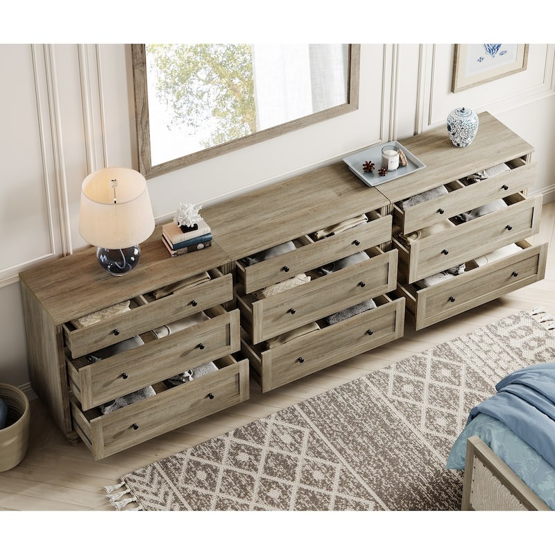Dresser for Bedroom with 3 Drawer, Accent Kids Dresser Storage Cabinet