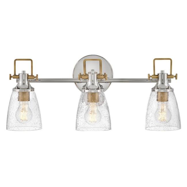 Hinkley Lighting Easton 3 Light 14" Wide Bathroom Vanity Light - Polished Nickel