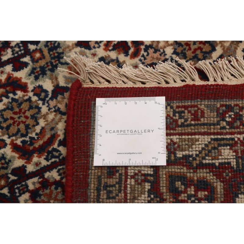 ECARPETGALLERY Hand-knotted Bijar Cream Wool Rug - 4'3 x 6'5