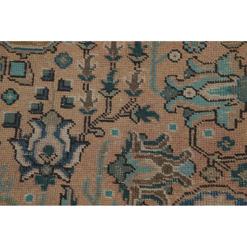 Tabriz Persian Vintage Area Rug Handmade Living Room Wool Carpet - 8'2" x 11'3"