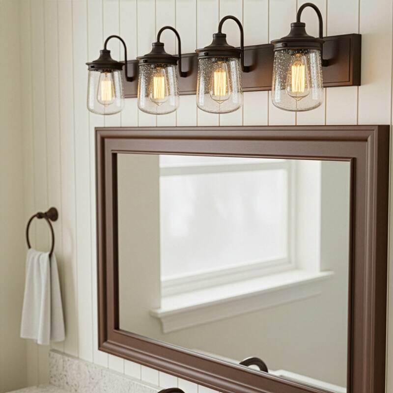 Hamel 10-inch High Vanity Light in Oil Rubbed Bronze