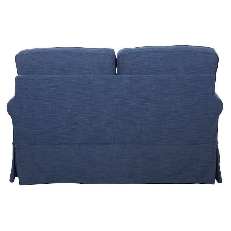 Porch & Den Zuni Mid-century Slipcover Loveseat