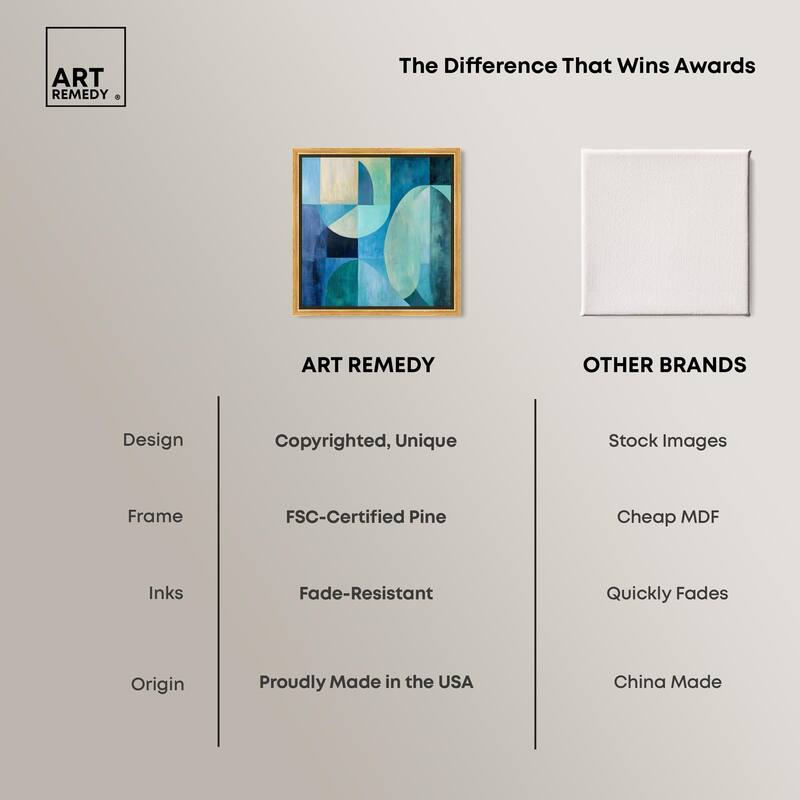 Color Blocks II Canvas by Art Remedy
