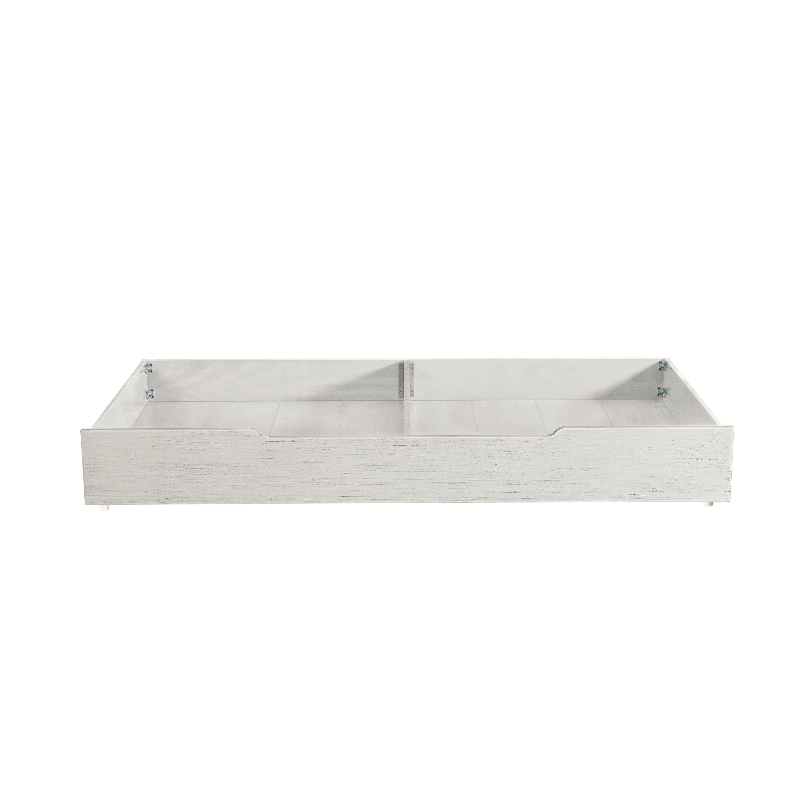 Olivia 41" Wide Trundle, Brushed White
