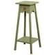 preview thumbnail 9 of 7, Country-Style Plant Stand with Rustic Star Green