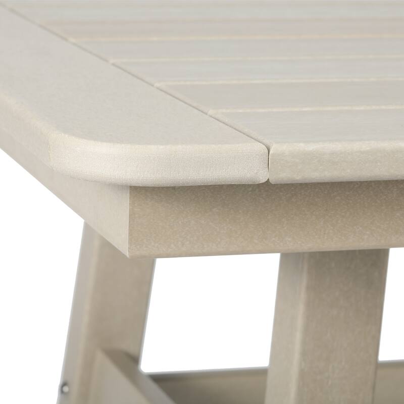 Laguna Hdpe All Weather Outdoor Patio 30" Square Bar Table
