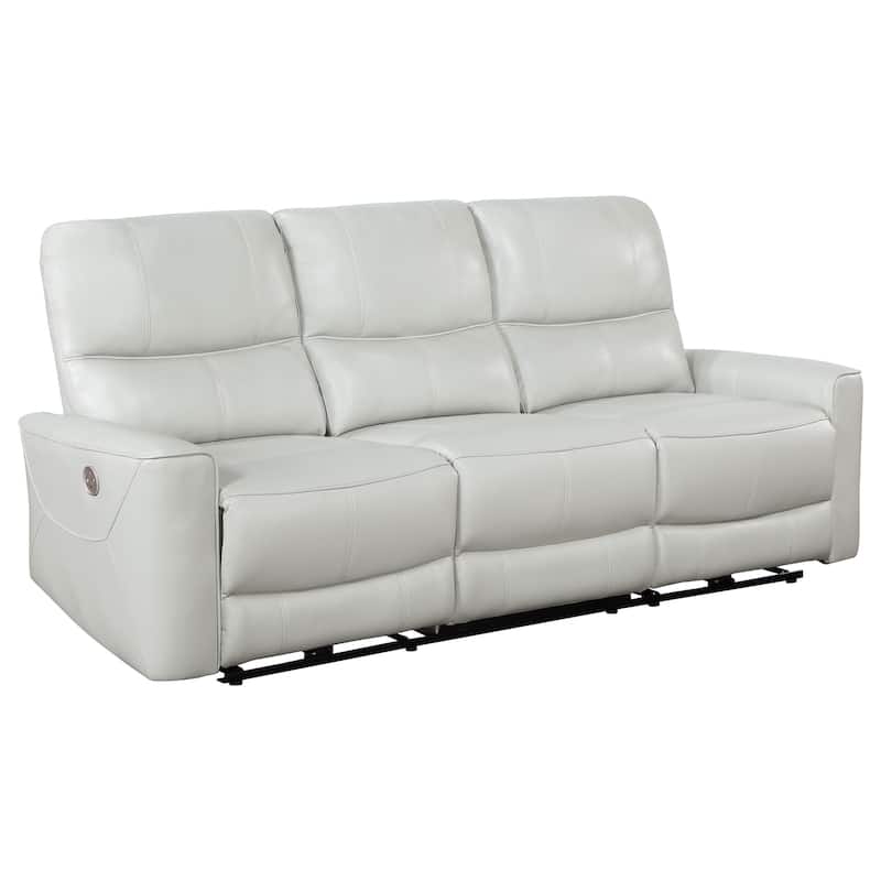 Greenfield Upholstered Power Reclining Sofa - Ivory