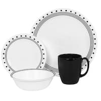 Shop Corelle Livingware City Block 16-piece Dinnerware Set - Free ... Shop Corelle Livingware City Block 16-piece Dinnerware Set - Free ...